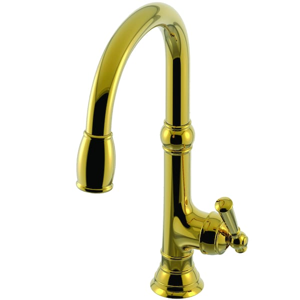 Newport Brass Pull-Down Kitchen Faucet in Forever Brass (Pvd) 2470-5103-01 - main